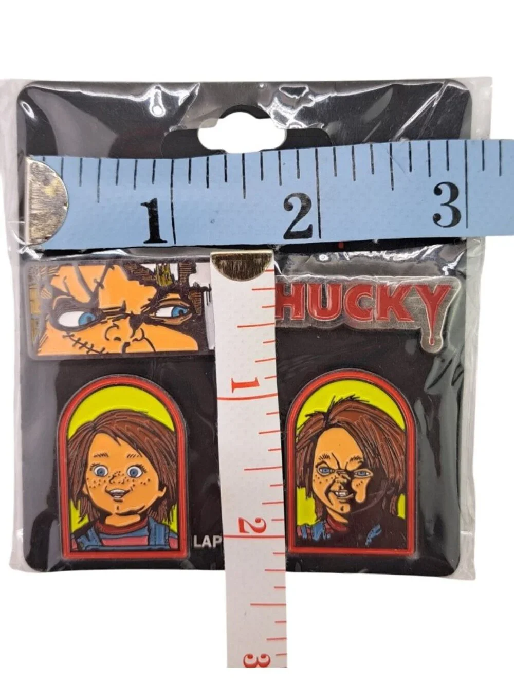 Chucky Lapel Pins Set of 4 Child's Play Bioworld Official Merchandise Horror New